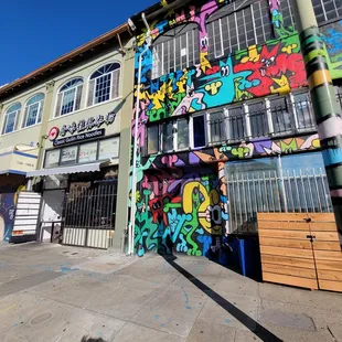 Can't miss it, if you look for the place next door