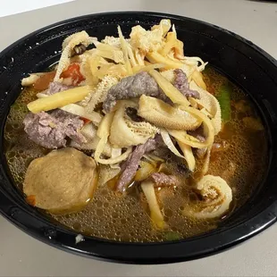 I to go a beef noodle soup. The portion is good but the taste changed, not favourable at before.