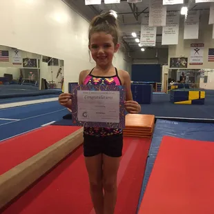 The kids are proud of their accomplishments