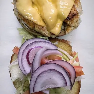 Grilled chicken sandwich
