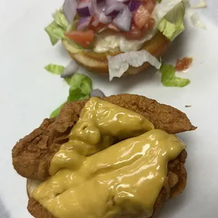 Fried chicken sandwich
