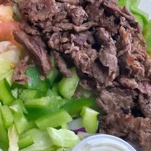 Steak salad