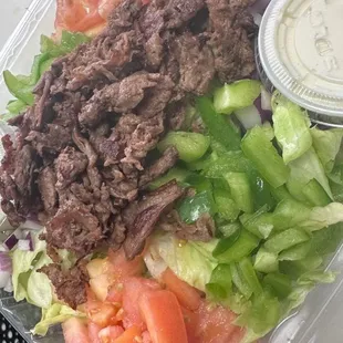 Steak salad