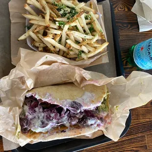 Big gyro &amp; fries