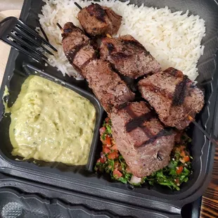 Steak kebab