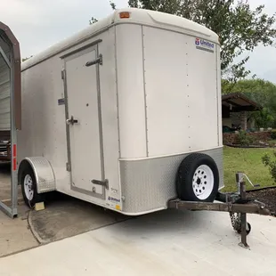 Enclosed Tall-Boy Trailer 7X18