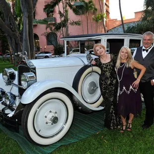 90th anniversary at the Royal Hawaiian with a 1927 Packard that was built the same year