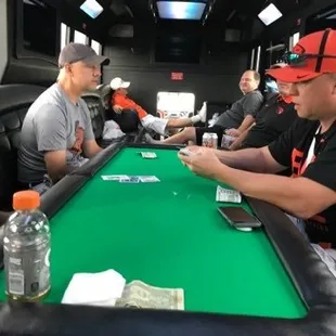 Customized Black Table for our 3 day use of the Party Bus - Thank you.