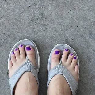 Fresh pedicure number three yesterday