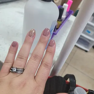 $33 gel manicure with my really good friend