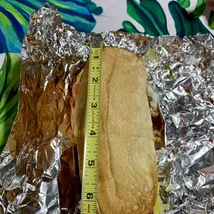 This sub was just a bit shorter than many, but the meat contents did not suffer a shortage. #UpCloseSavor