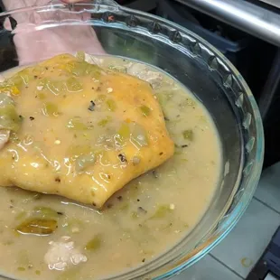 Deep fried Slopper before cheese and fries