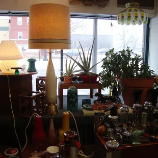 View of the front window from the inside.