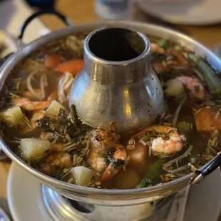 Canh chua... Vietnamese Sour Soup with shrimp