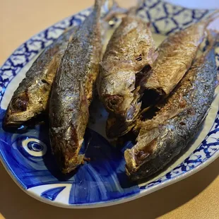 Salted fried mackerel