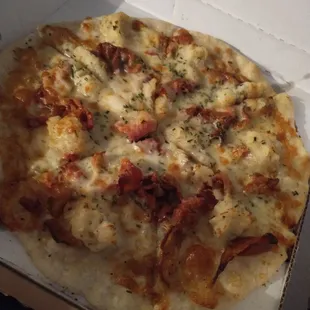 Gluten free Top Gun pizza. Sooooo good!