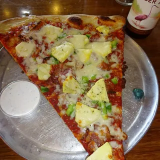 Green Hawaii Pizza
