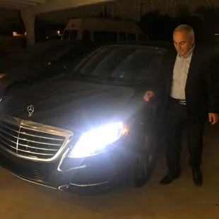 The Boss getting ready for the Grammy Awards