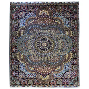 Peacock Design Wool Rug