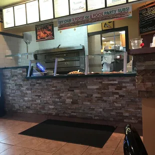a view of the kitchen