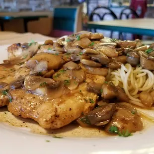 Chicken Marsala! Yum!