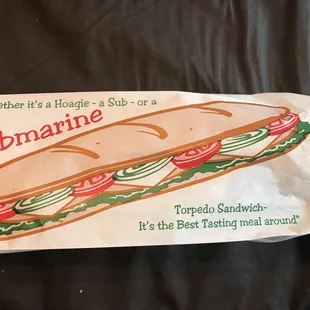 Italian Sub to goooooo!