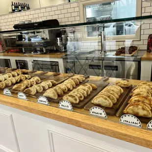 a variety of pastries