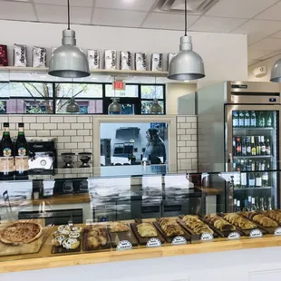 a variety of baked goods