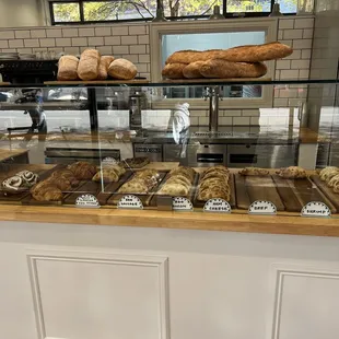 Delicious fresh baked bread and empanadas