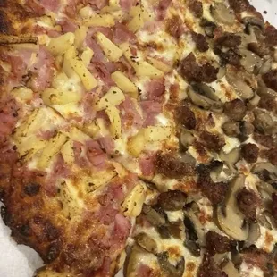 a large pizza in a box