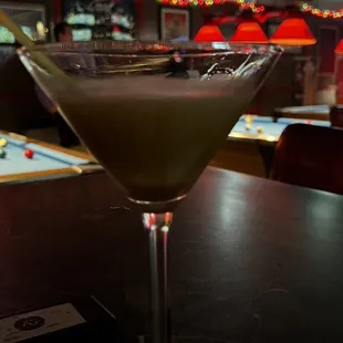 Carmel Apple martini that came as a half serving.
