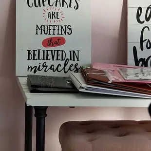 Some of the pictures of cake she&apos;s made are in those books