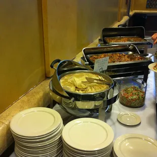 The spicy basil chicken tacos and chorizo fried rice at our wedding.