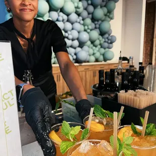 Serving a crowd over 100 is effortless with Classix Bartending!