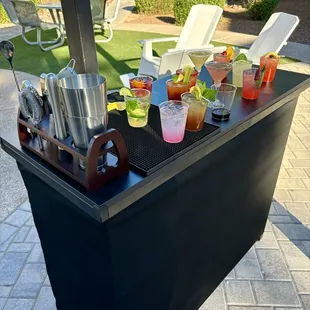 Luxury Pop Up Bar included in all packages!