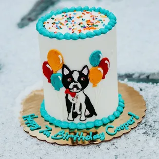Dog birthday Cake
