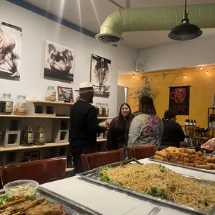 "Lunar Love Language". Art exhibit opening