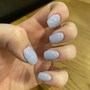 Lilac nails