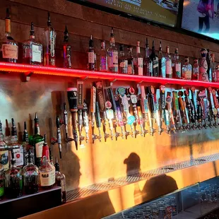 Beers on tap
