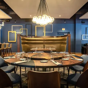 The main dining room at Claude's.