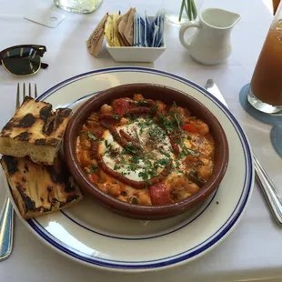 Harissa Baked Eggs