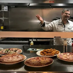 interior, pizza