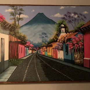 Art decor in the bathroom