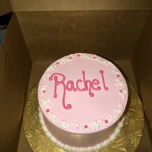 A delightful little smash cake with whipped cream frosting.