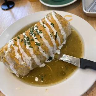 Brisket Breakfast Burrito