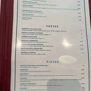Menu Side 2