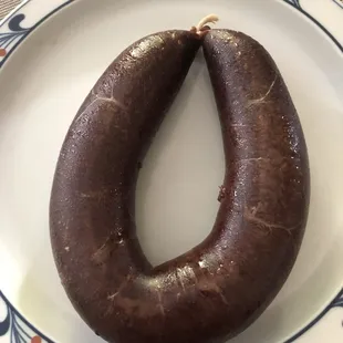  sausage on a plate