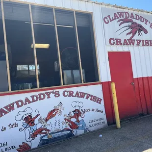 the front of a restaurant