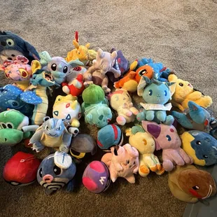 All my prizes from claw land