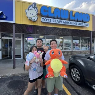 My siblings &amp; their wins !! This place is so fun and addictive, the owner is always so kind. You'll definitely have fun here!